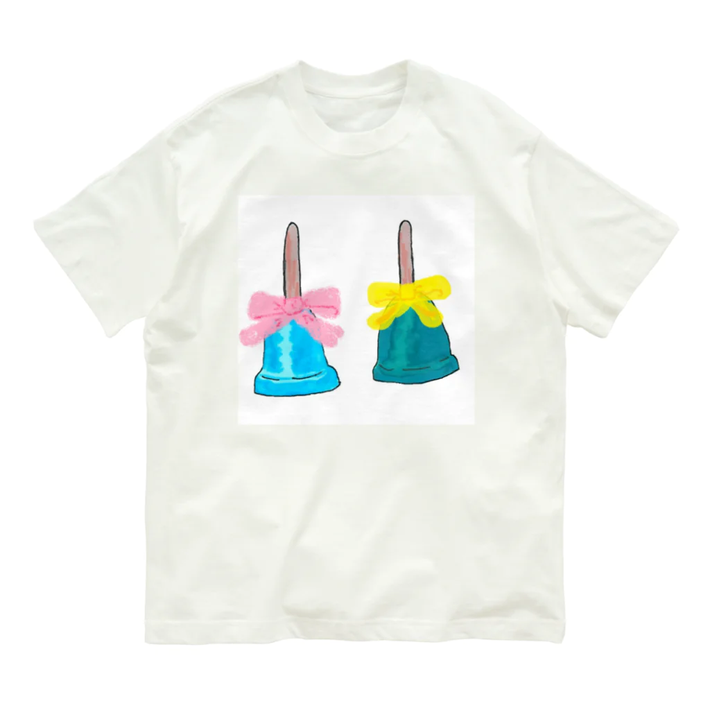 Lily bird（リリーバード）のカラフルハンドベル オーガニックコットンTシャツ