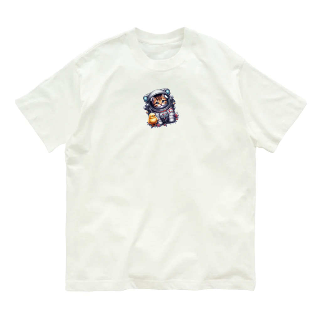 ichi_cocoの宇宙へお散歩 オーガニックコットンTシャツ