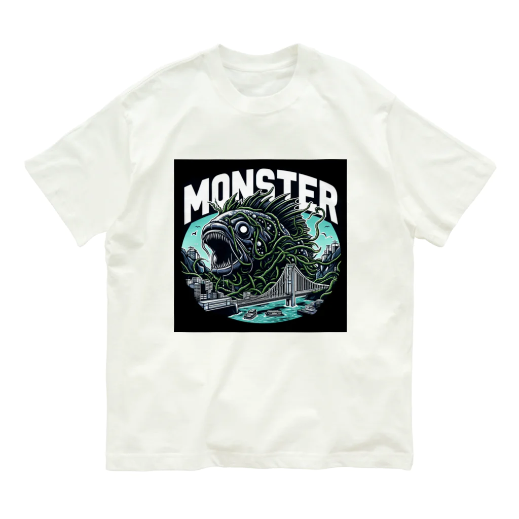 MONSTER HOLEの室蘭MONSTER.1 オーガニックコットンTシャツ