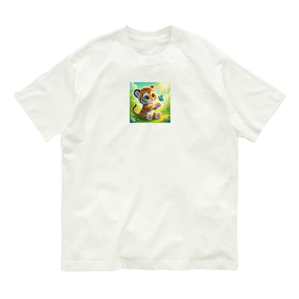 HAYANA.のかわいすぎる虎の赤ちゃん Organic Cotton T-Shirt