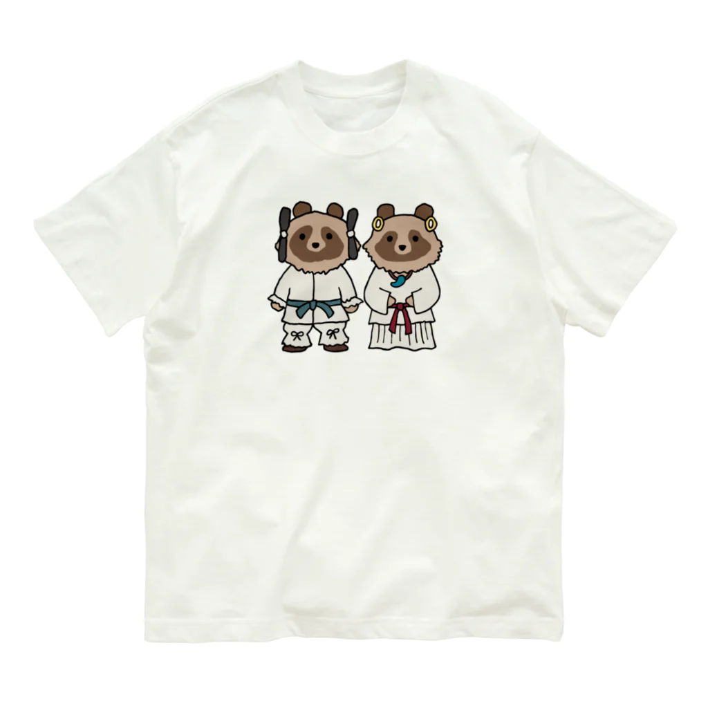 tanuki_msの古墳時代タヌキ Organic Cotton T-Shirt