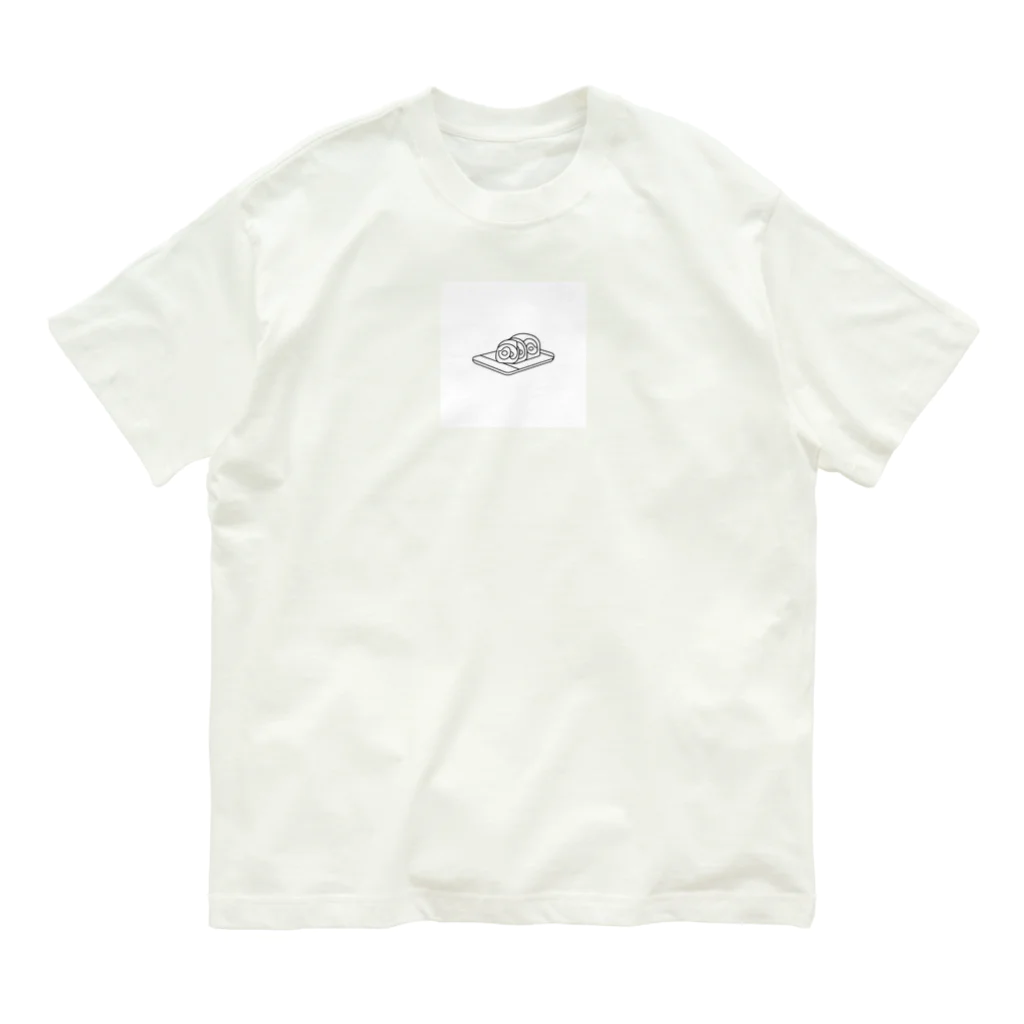 8890のラインアート　寿司 Organic Cotton T-Shirt