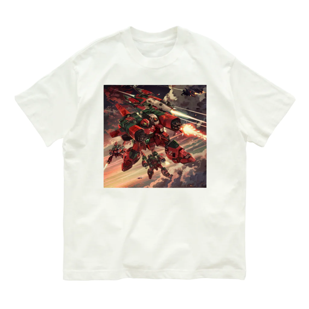 AQUAMETAVERSEの甲冑戦隊地球防衛軍　Tomoe bb 2712 Organic Cotton T-Shirt