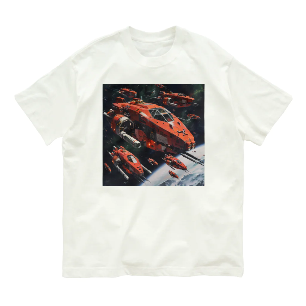 AQUAMETAVERSEの甲冑戦隊地球防衛軍　Tomoe bb 2712 Organic Cotton T-Shirt