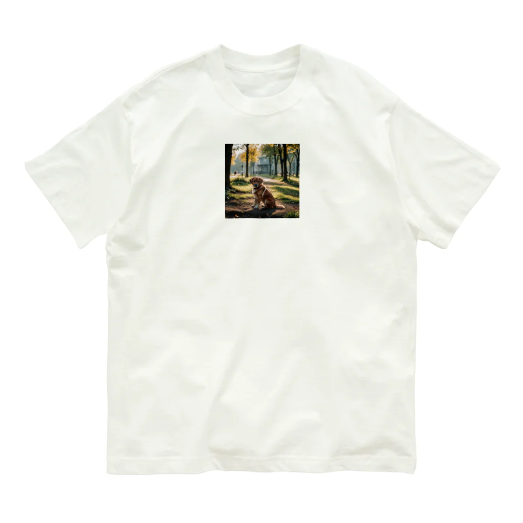 kokin0の横向きの犬 liting dog Organic Cotton T-Shirt