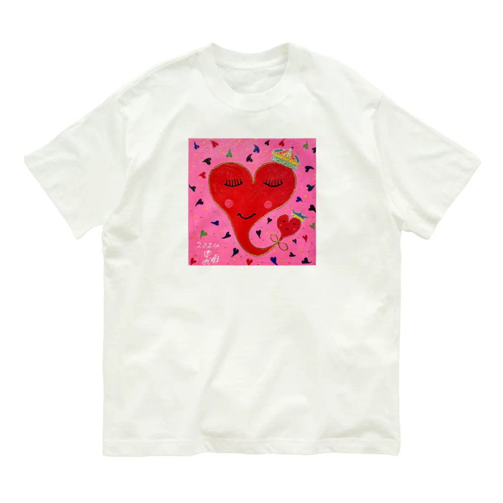 yutakaのハート Organic Cotton T-Shirt