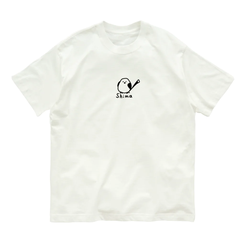 北の写真館＠シマエナガグッズのシマちゃん Organic Cotton T-Shirt