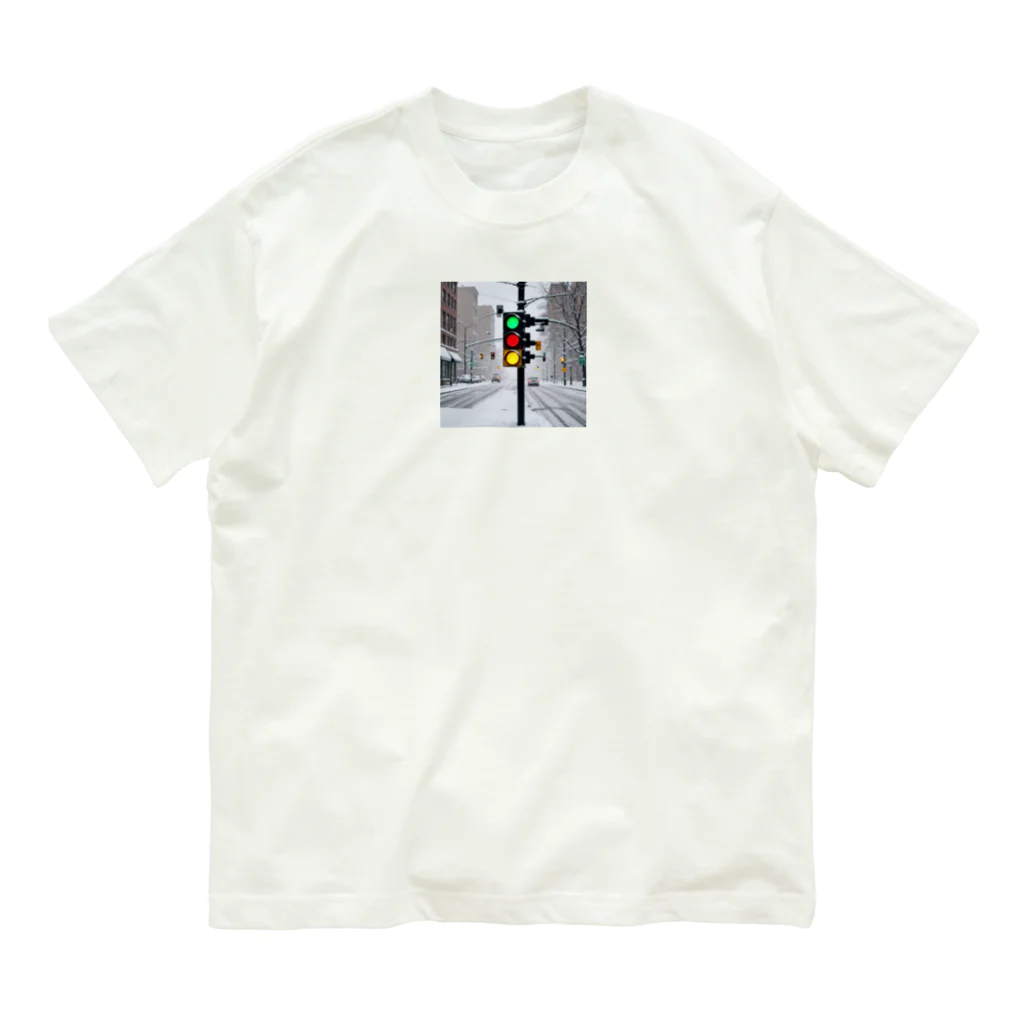 ft141104の「とある国の冬の信号」 Organic Cotton T-Shirt