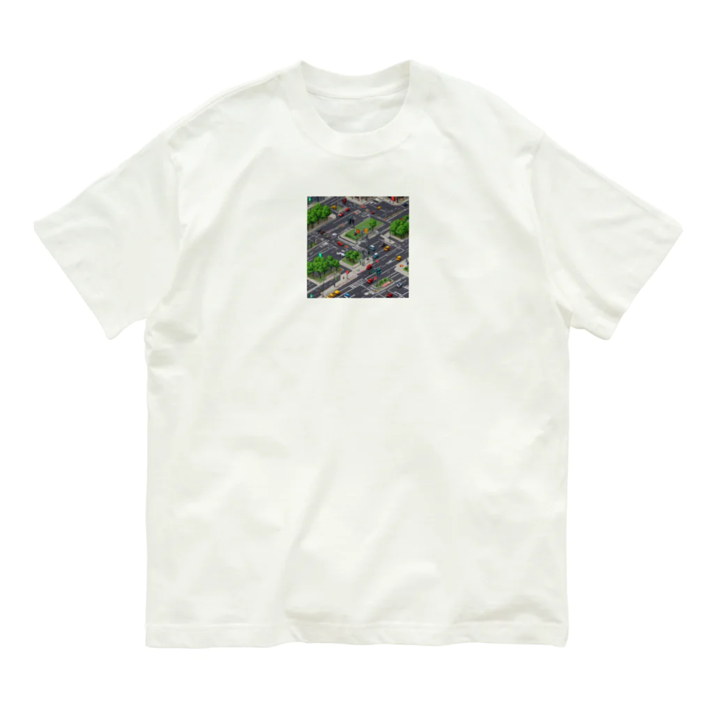 ft141104の「都会の信号 道路マップ」 Organic Cotton T-Shirt