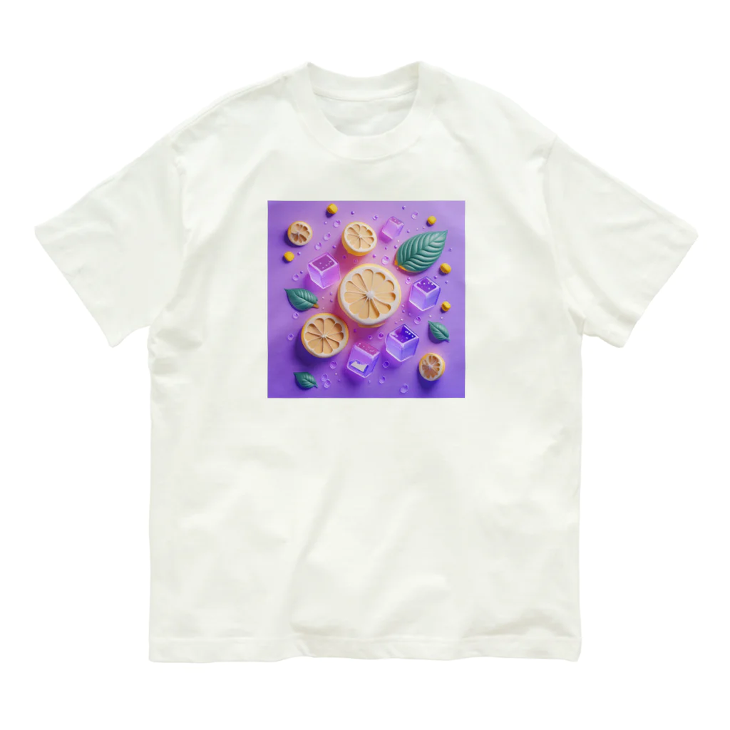 chan-takehaniの爽やかなレモンのひととき Organic Cotton T-Shirt