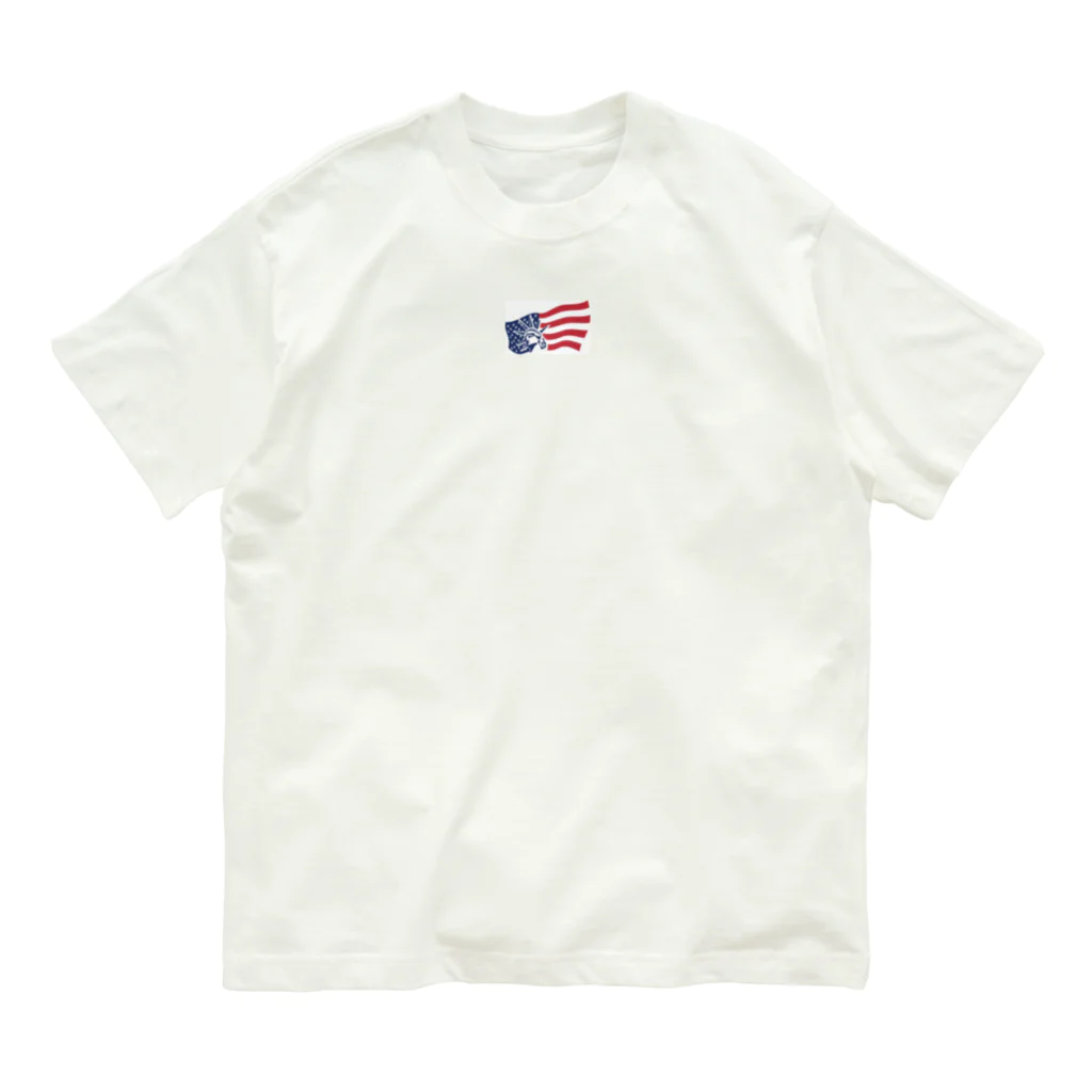 yutosakurai1987の自由の女神と星条旗 Organic Cotton T-Shirt