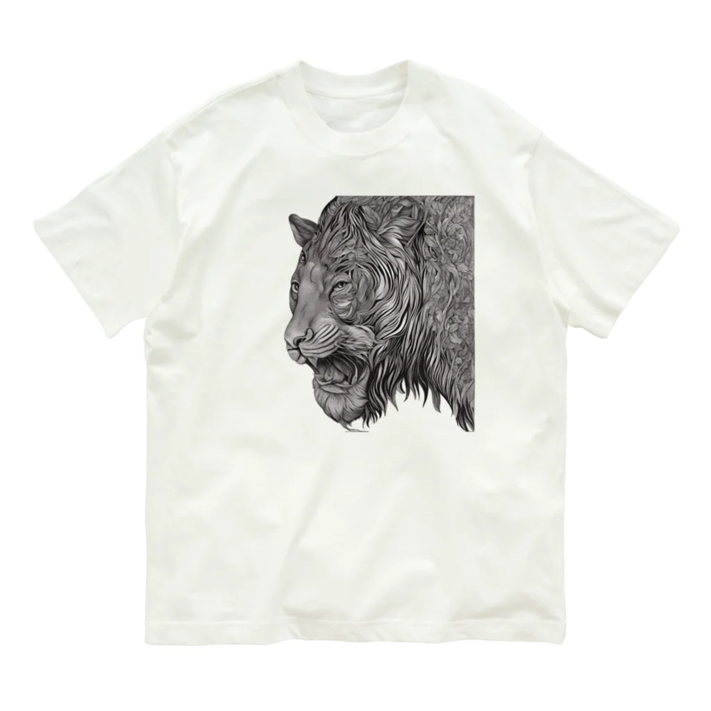 8890のアニマル Organic Cotton T-Shirt