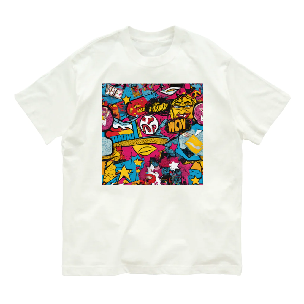 8890のポップアート Organic Cotton T-Shirt