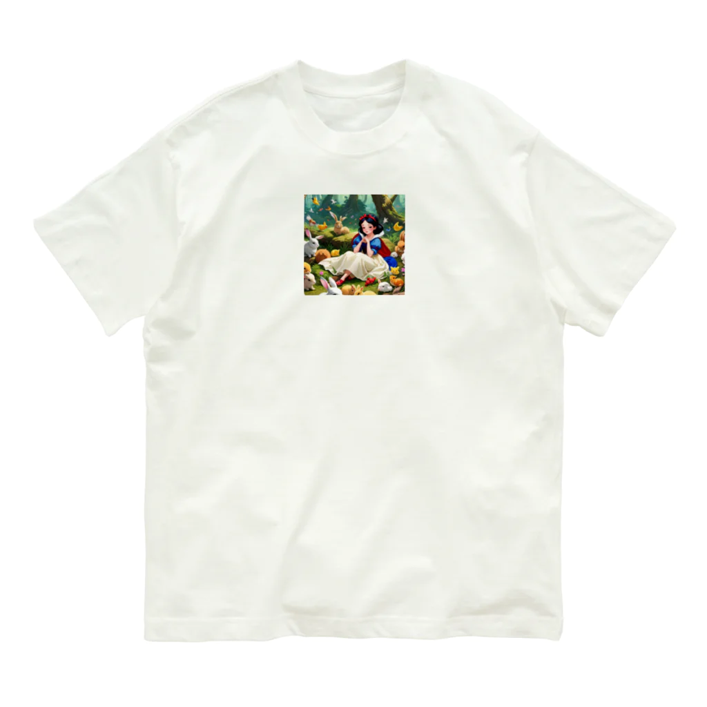 ぴよぴよショップの森の白雪姫 Organic Cotton T-Shirt