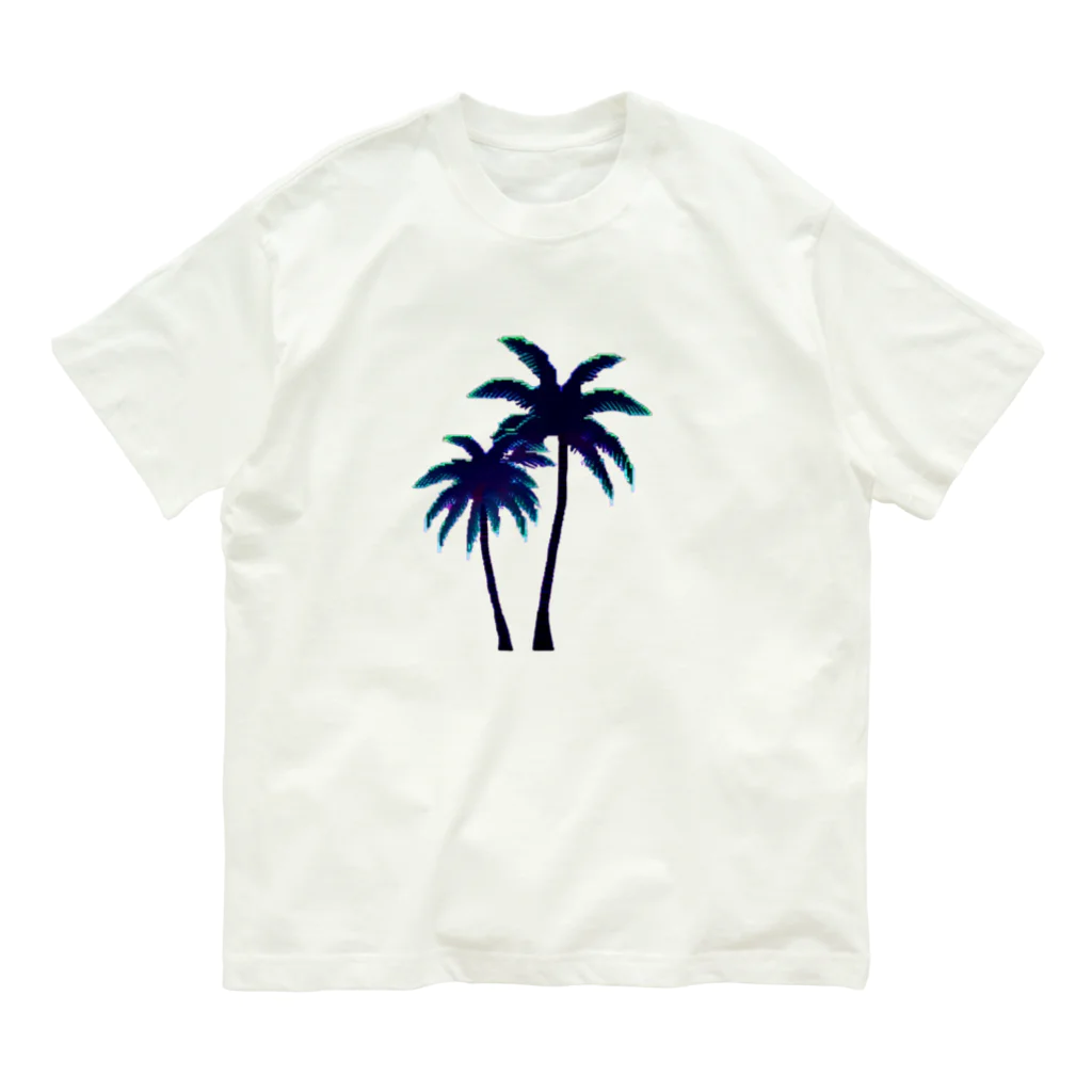 daichan Marketのヤシの木 Organic Cotton T-Shirt