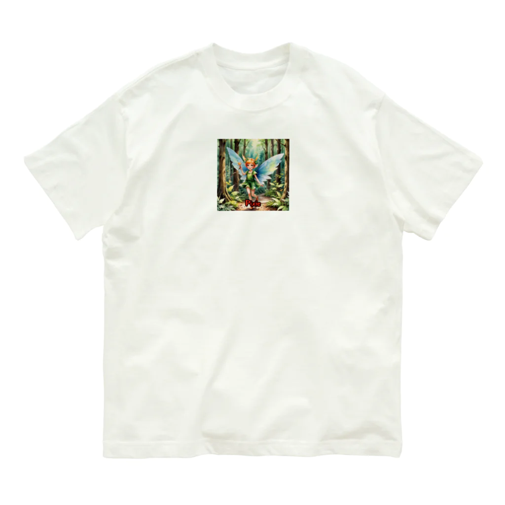 nkbg50のモンスターシリーズ（リアル）：Pixie Organic Cotton T-Shirt