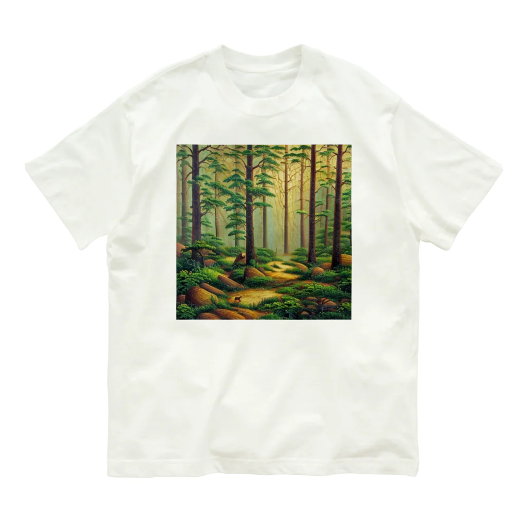 positive_poem05の森の中で創作活動 Organic Cotton T-Shirt