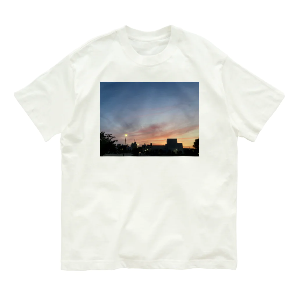 さちの部屋のとある日の夕焼け オーガニックコットンTシャツ