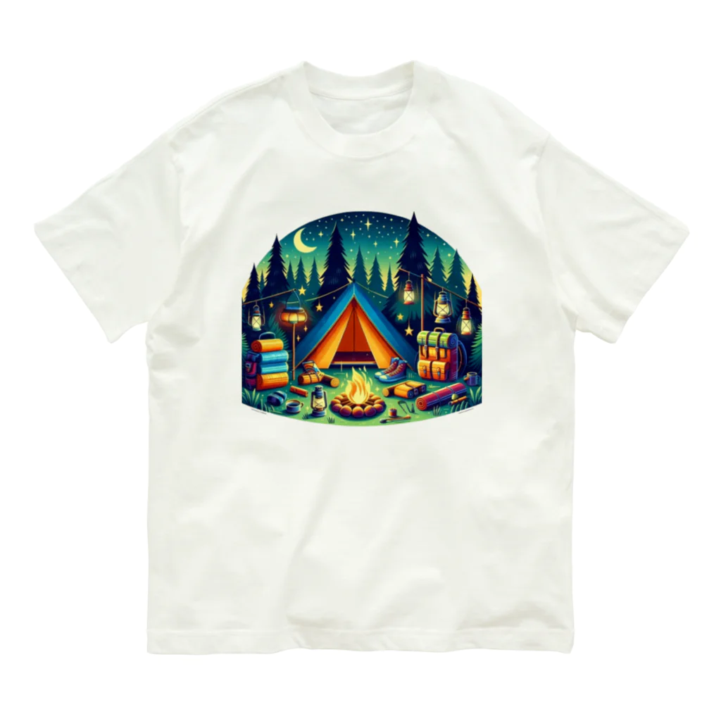 TooDesign315のワクワクキャンプ！ Organic Cotton T-Shirt