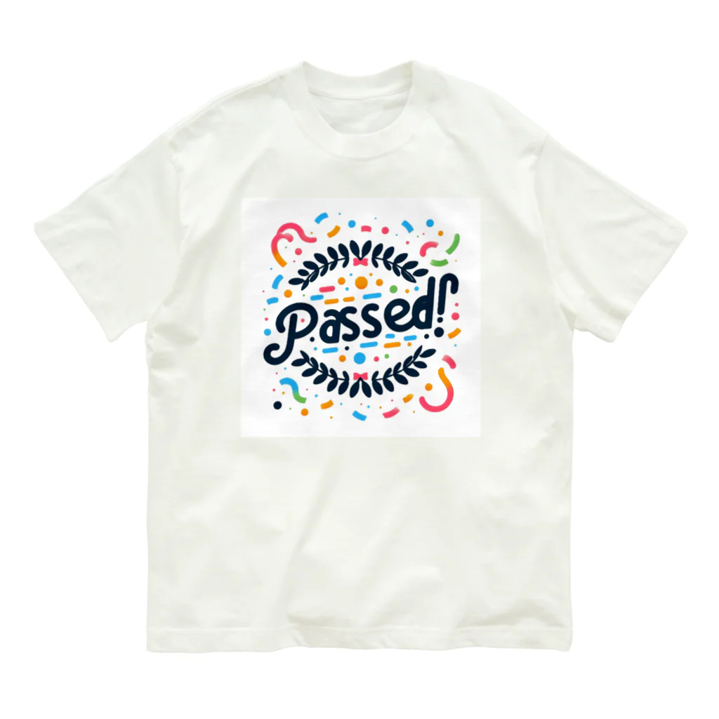 わっしょいの合格PASSED オーガニックコットンTシャツ