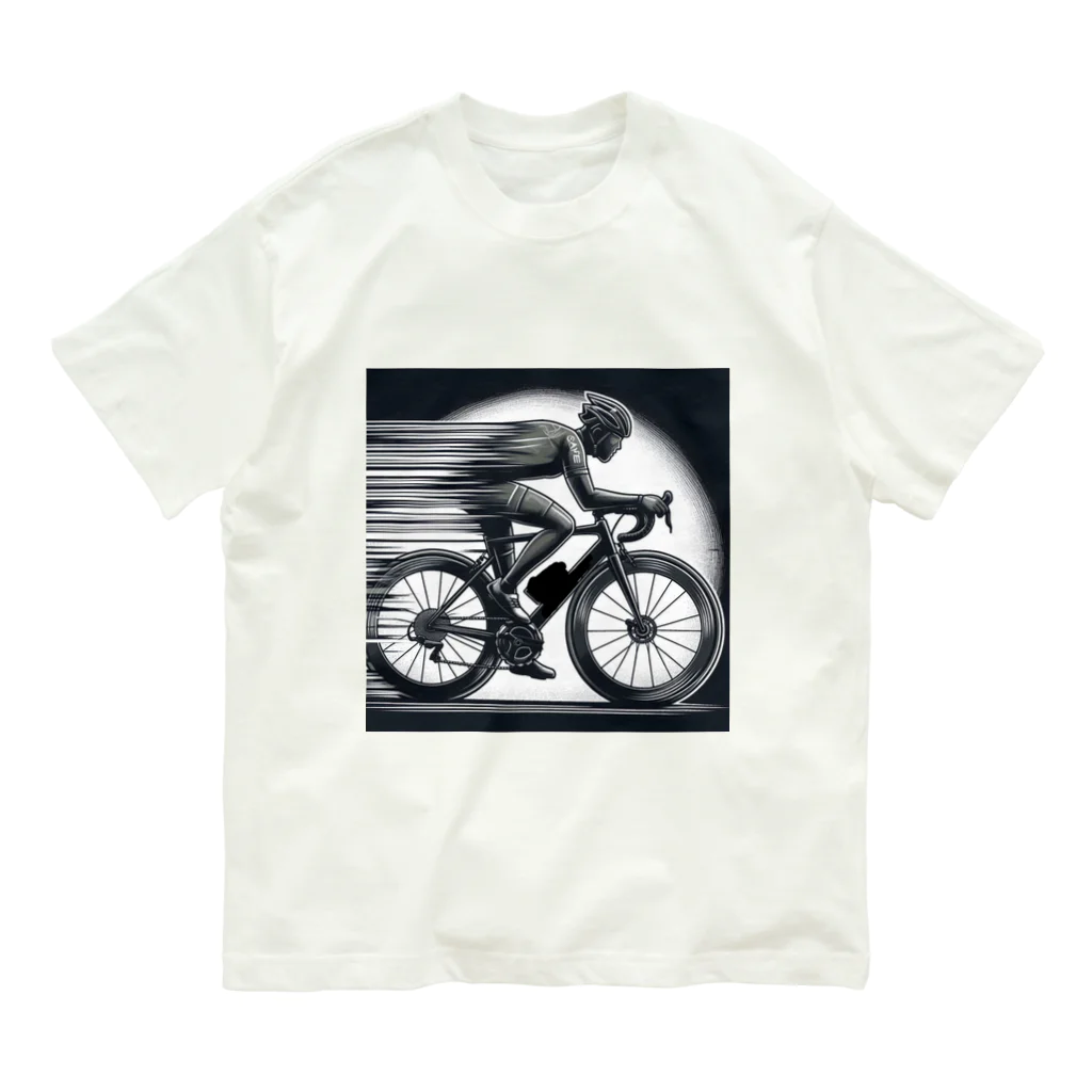 shopTATSUMIのロードバイク Organic Cotton T-Shirt