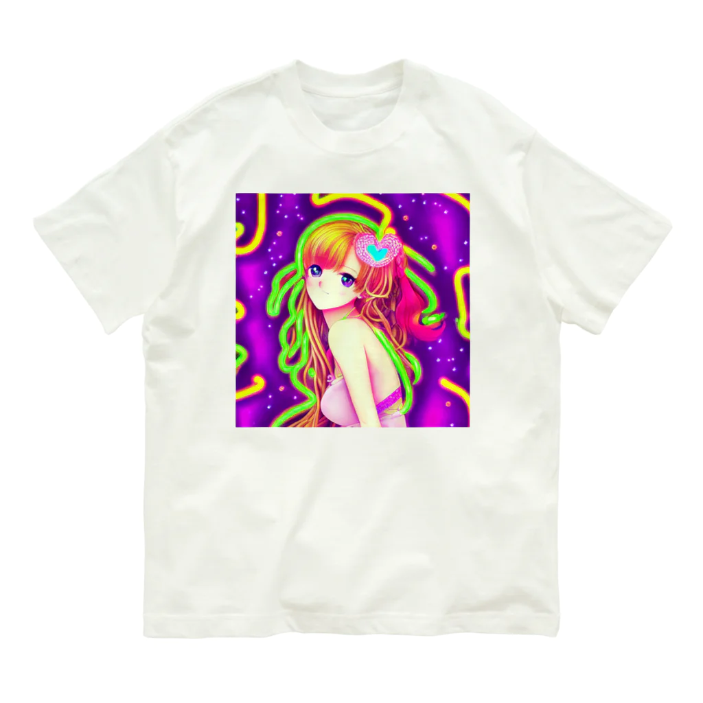 きゅぴきゅぴガールのきゅぴきゅぴ★超絶美人 Organic Cotton T-Shirt