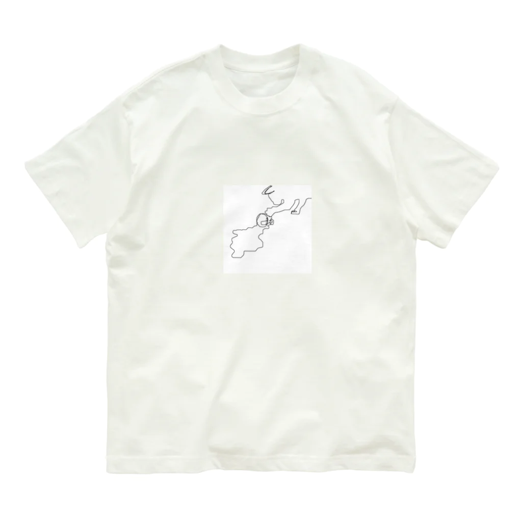 引き弱のコーヒーぶちまき猫様 Organic Cotton T-Shirt