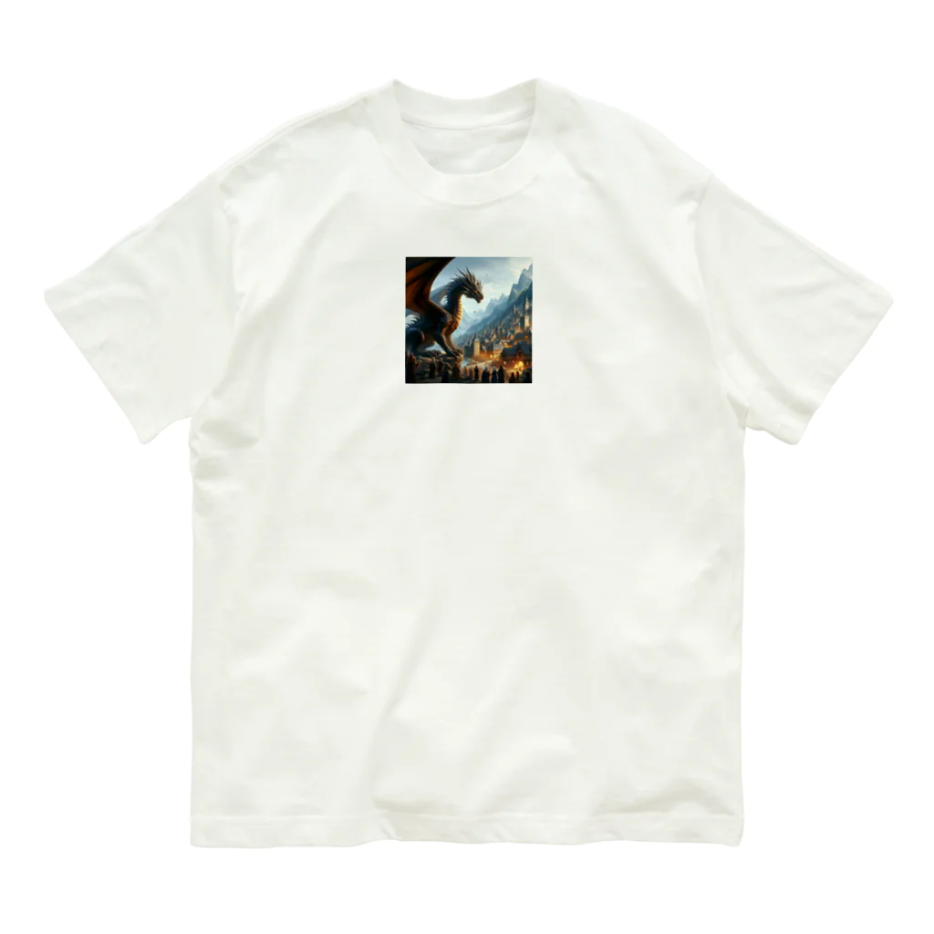 shoma7007の一面龍 Organic Cotton T-Shirt