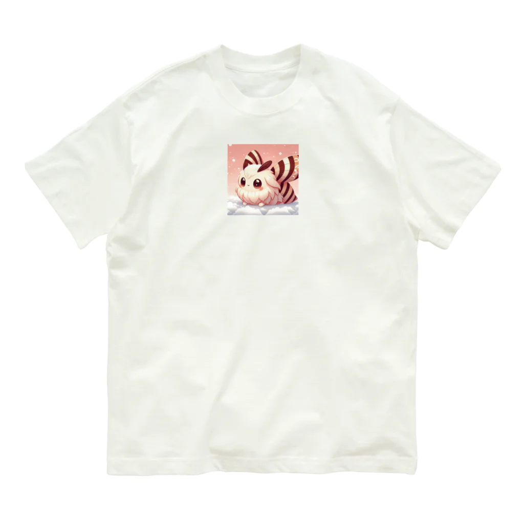 あるてごのかわいいシマエナガのキャラクターグッズです オーガニックコットンTシャツ