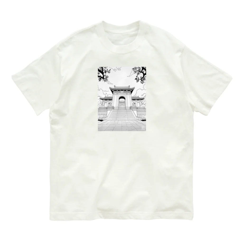 ZZRR12の世界の宮殿 オーガニックコットンTシャツ