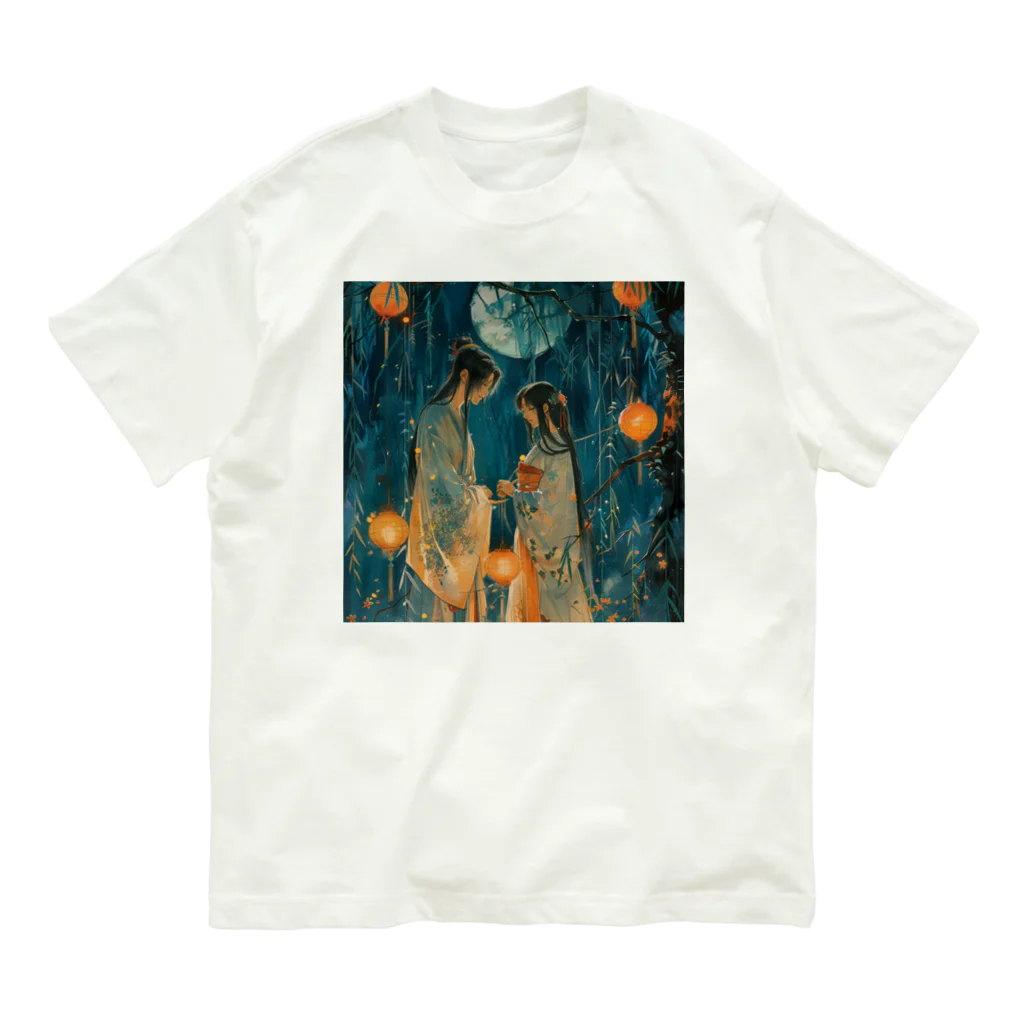 AQUAMETAVERSEの織姫と彦星・七夕祭り　Tomoe bb 2712 Organic Cotton T-Shirt