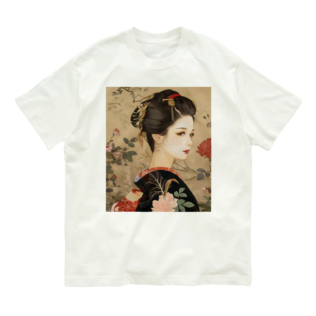 楚々想 so-so-soのUkiyo-e : Beautiful Japanese Girls Organic Cotton T-Shirt