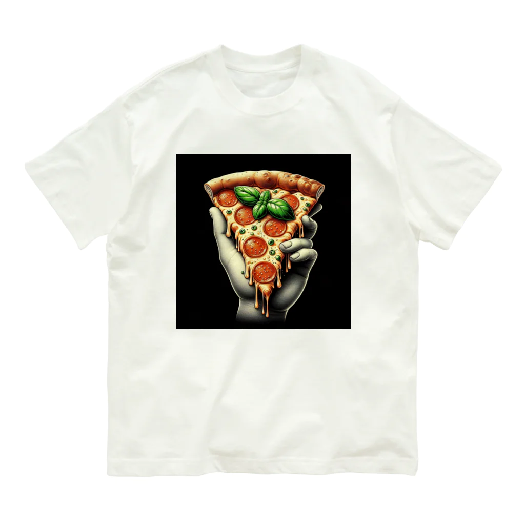 yuriseのおしゃれなpizzaのグッズ Organic Cotton T-Shirt