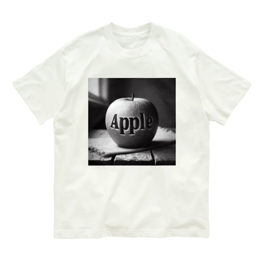 yuriseのモノトーンAppleグッズ Organic Cotton T-Shirt