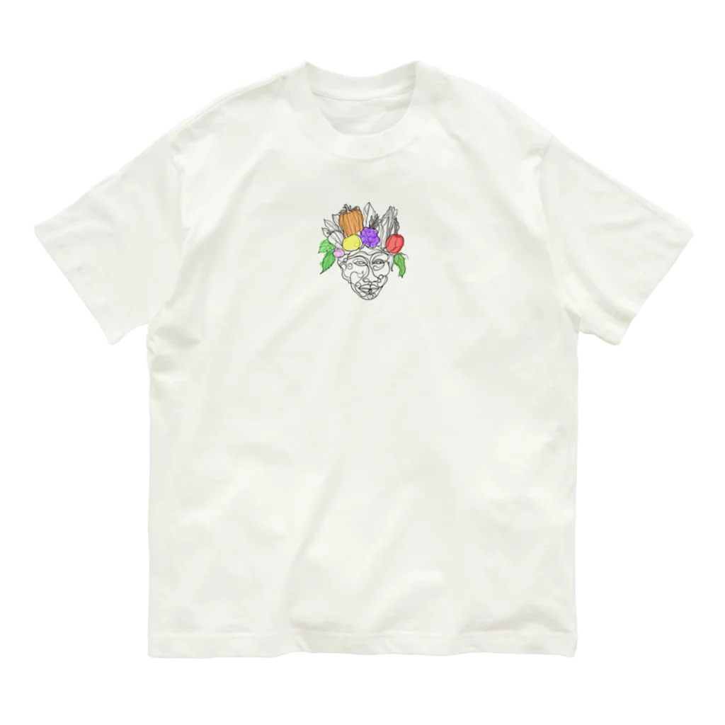 A-KdesignのArcimboldo風 オーガニックコットンTシャツ