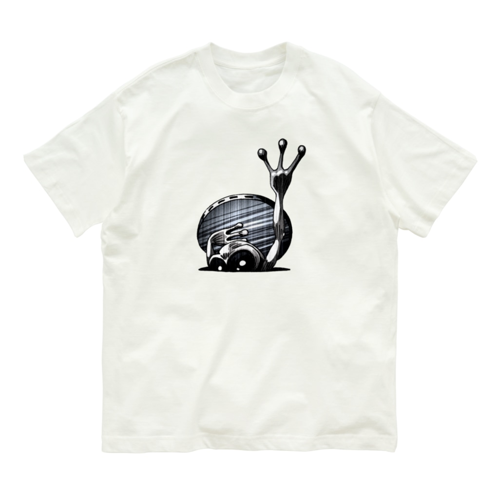 マンホールからこんにちは エイリアン Kimchinのオーガニックコットンtシャツ通販 Suzuri スズリ