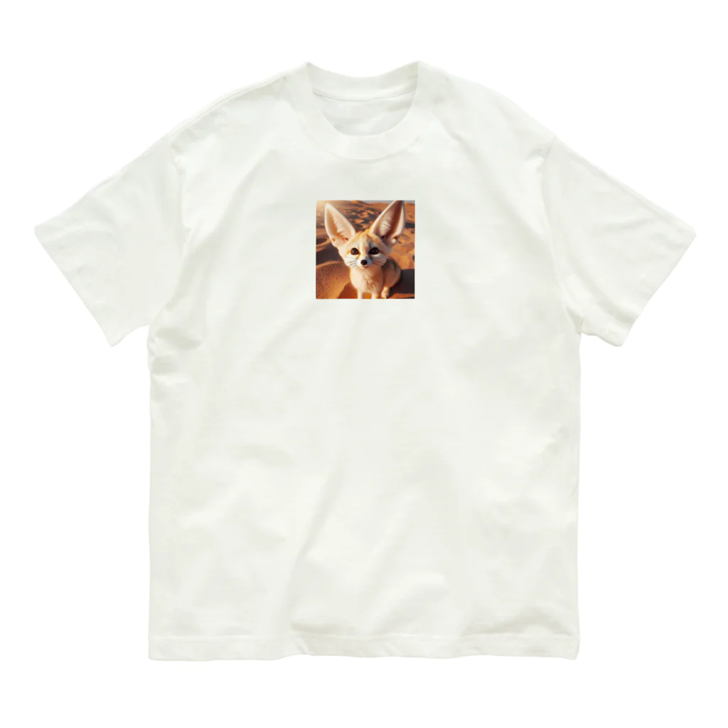 NANAponのキツネ Organic Cotton T-Shirt