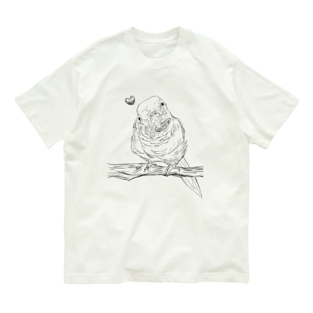 Lily bird（リリーバード）のウロコインコのスケッチ グッズ Organic Cotton T-Shirt