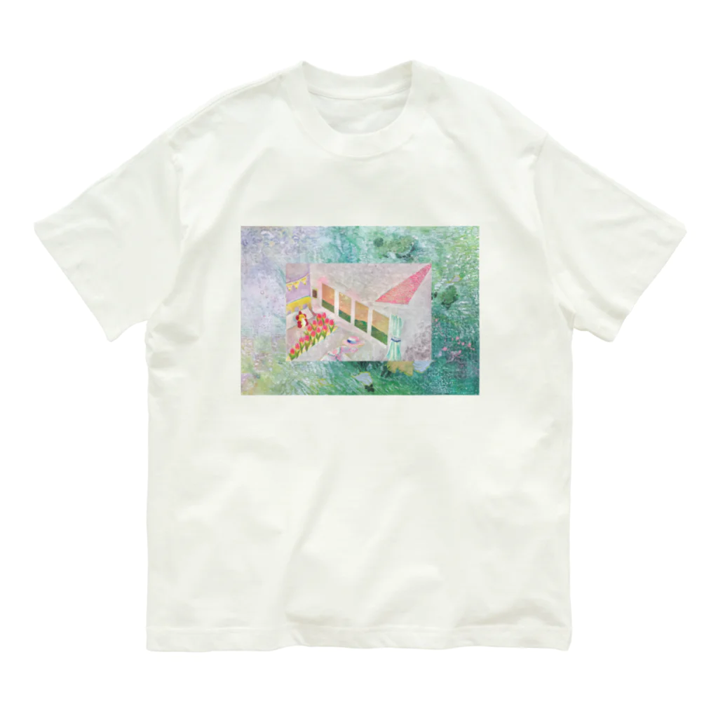 ゆかしのぺろ〜んshopの新しいハレの窓 Organic Cotton T-Shirt