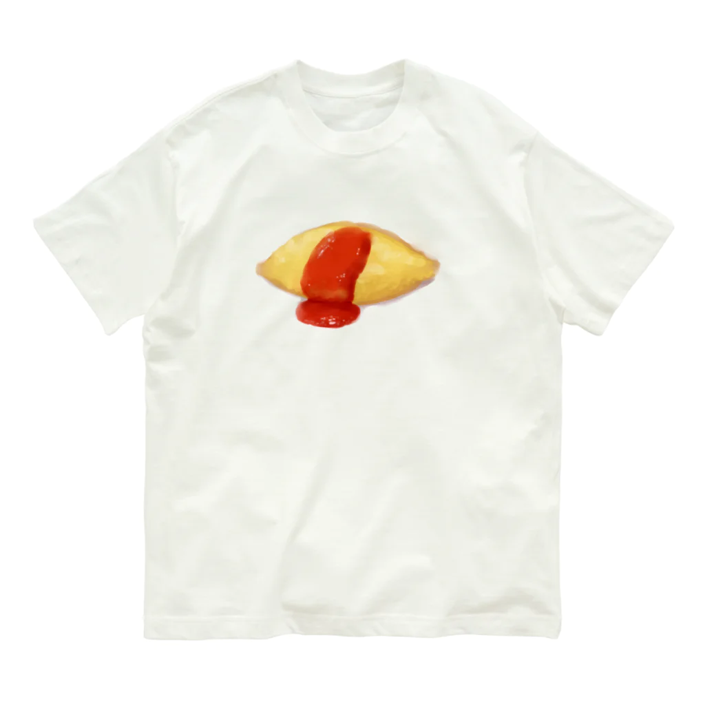 錆沼メルティーのおむらいす Organic Cotton T-Shirt