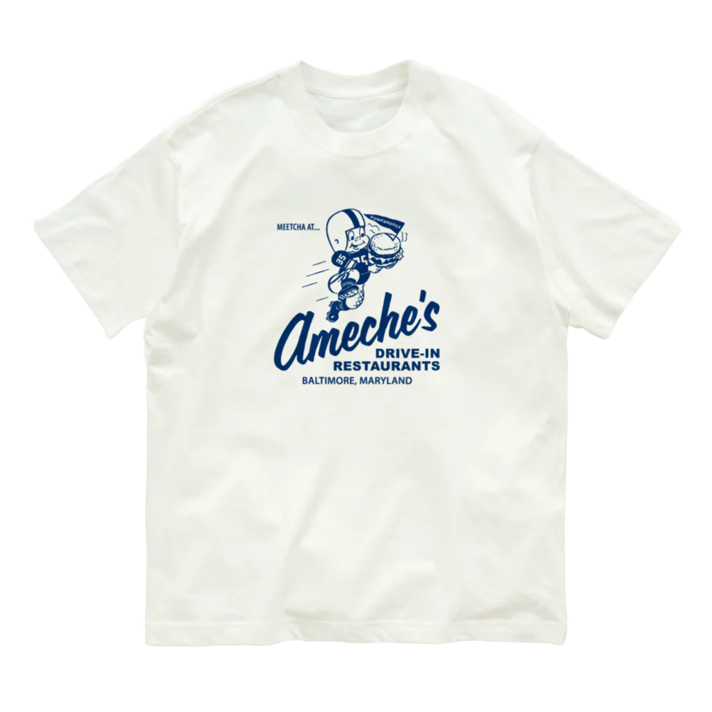 Bunny Robber GRPCのameches_BLU  Organic Cotton T-Shirt