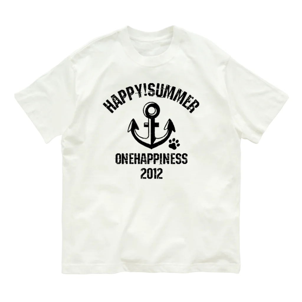 onehappinessのHappy！Summer オーガニックコットンTシャツ