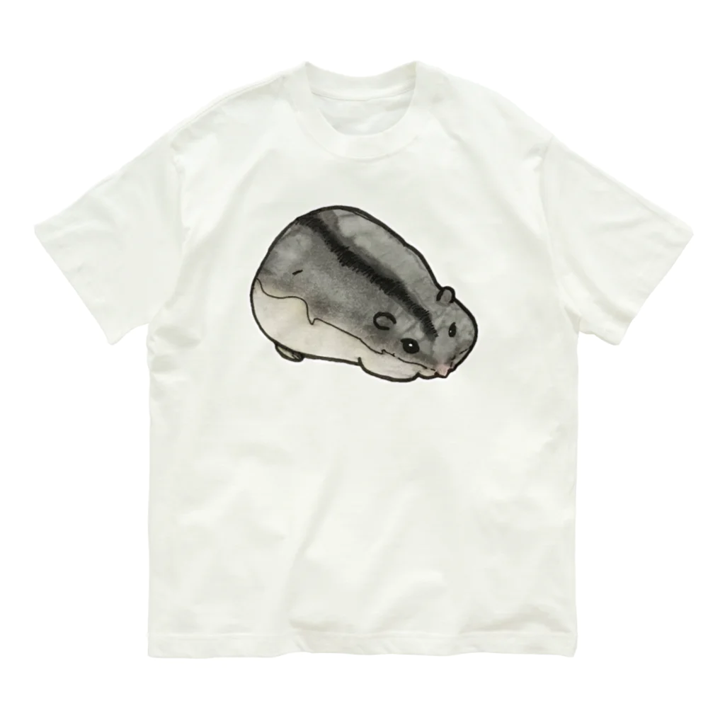 ぺちぺち工房 Pechi Pechi Atelierのジャンガリアンハムスター Organic Cotton T-Shirt