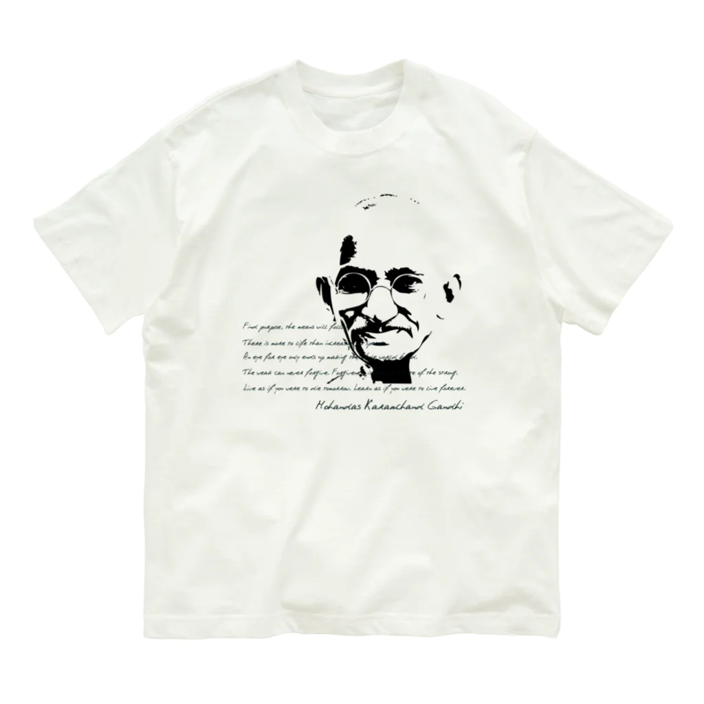 JOKERS FACTORYのGANDHI オーガニックコットンTシャツ