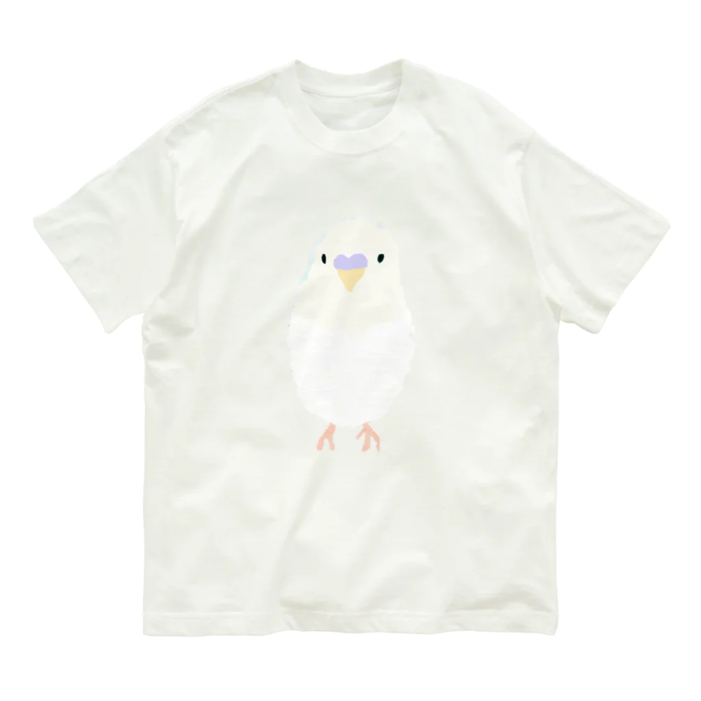 sucre usagi (スークレウサギ）の白いインコさん Organic Cotton T-Shirt