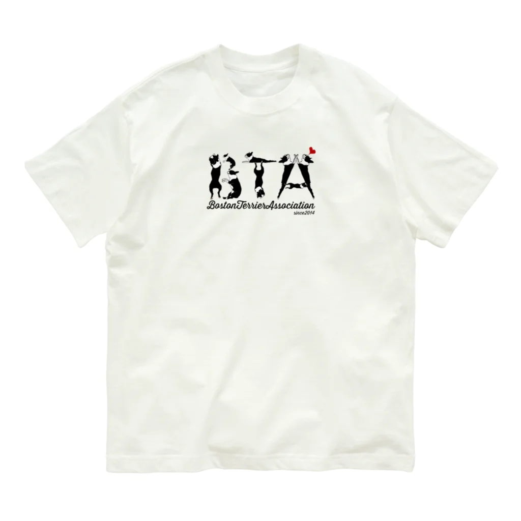 Rockbay67（ロックベイ）のボストンテリア同好会(BTA) オーガニックコットンTシャツ