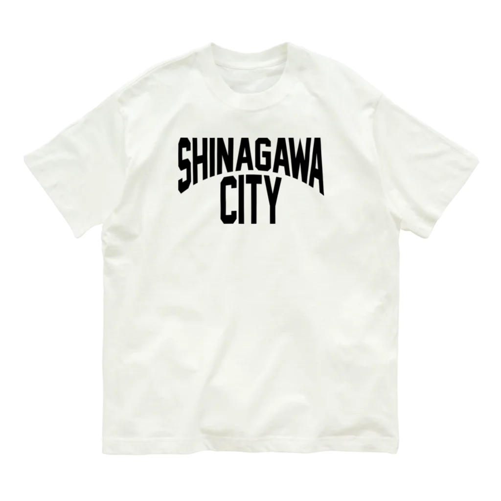 JAMMIN DESIGNのSHINAGAWA CITY(BK) Organic Cotton T-Shirt