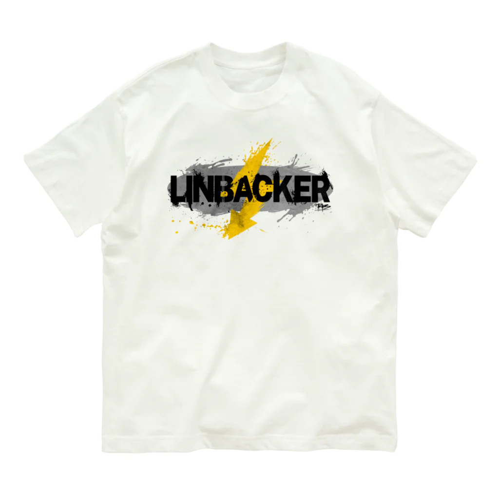 PB.DesignsのLINEBACKER Wallart Organic Cotton T-Shirt