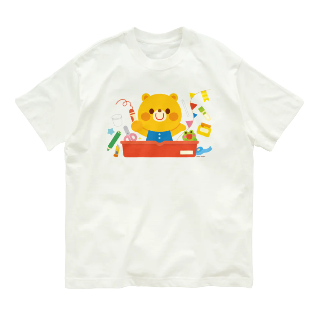 Illustrator イシグロフミカのおどうぐばこ * カラフル Organic Cotton T-Shirt