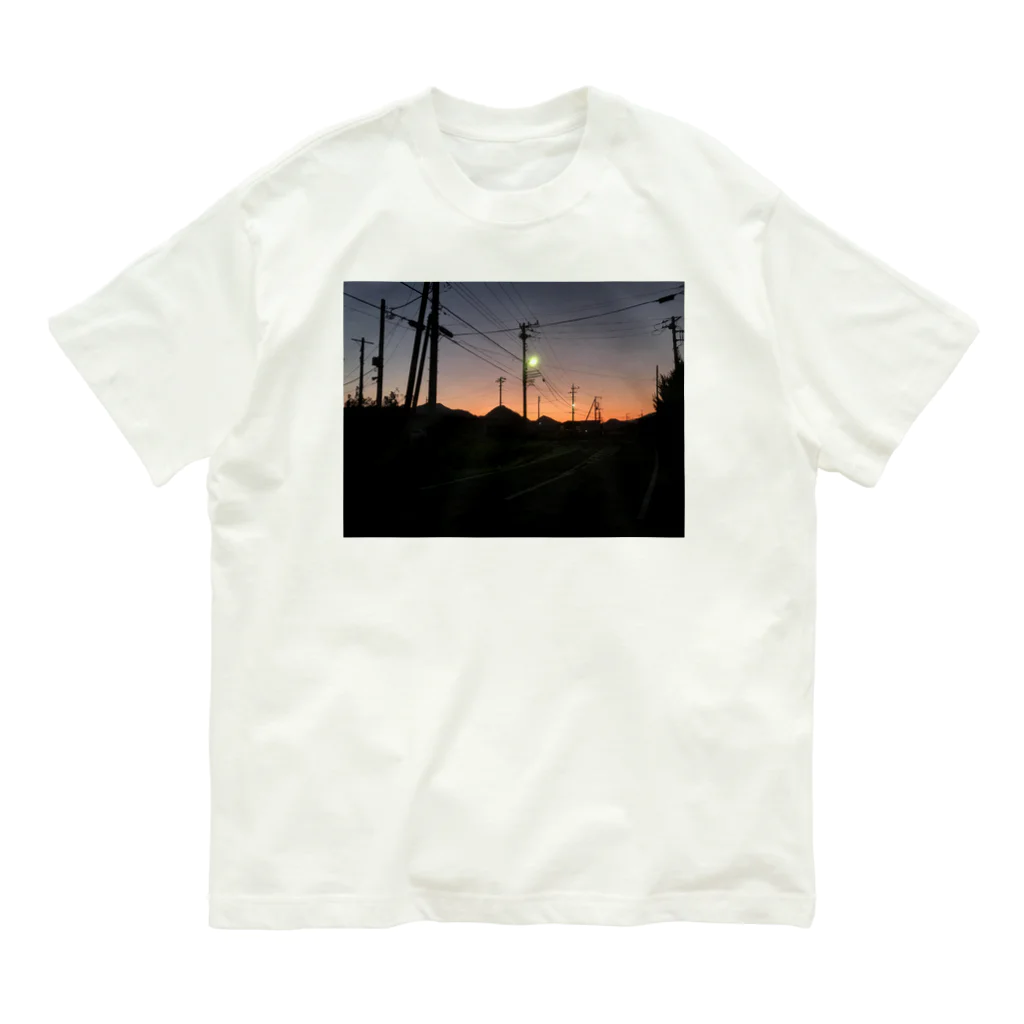 Huiyiの写真工房の良い宵　a nice twilight オーガニックコットンTシャツ